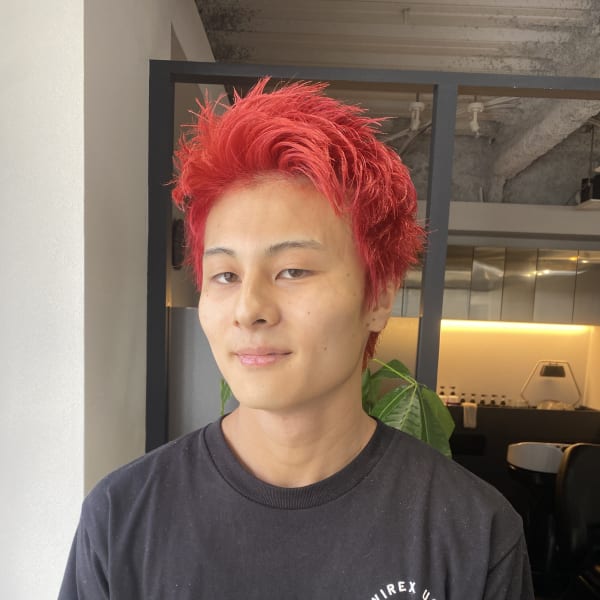 スパイキーショート/レッドカラー