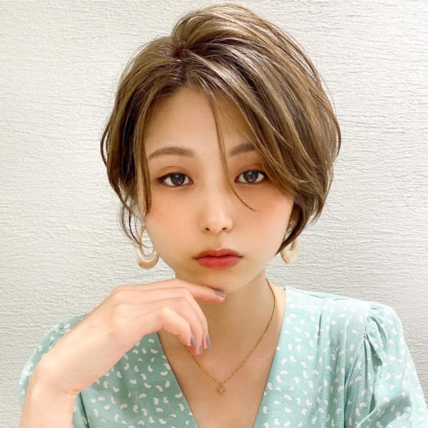 美髪/髪質改善/韓国/切りっぱなしボブ/フェイスレイヤー