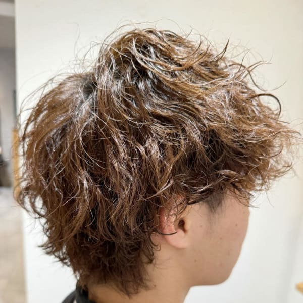 ツイスパ×波巻きパーマ