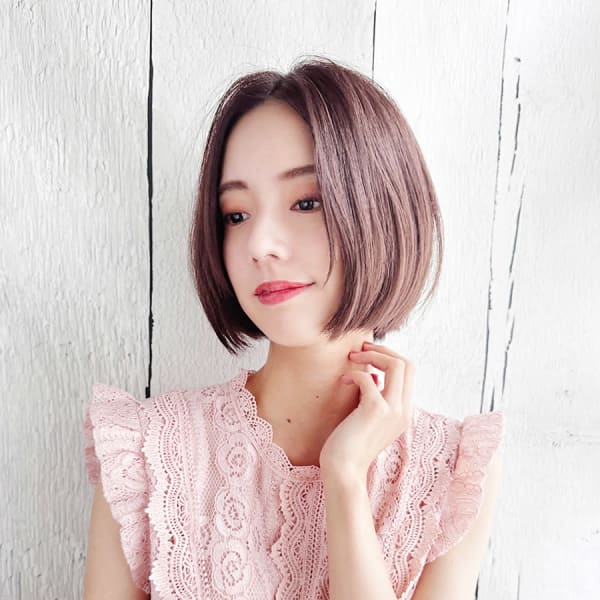 20代30代40代　ミセスツヤ髪イメチェン大人ボブ
