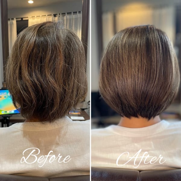 【福岡市東区多の津】大人女性の為の美髪ショートボブ☆