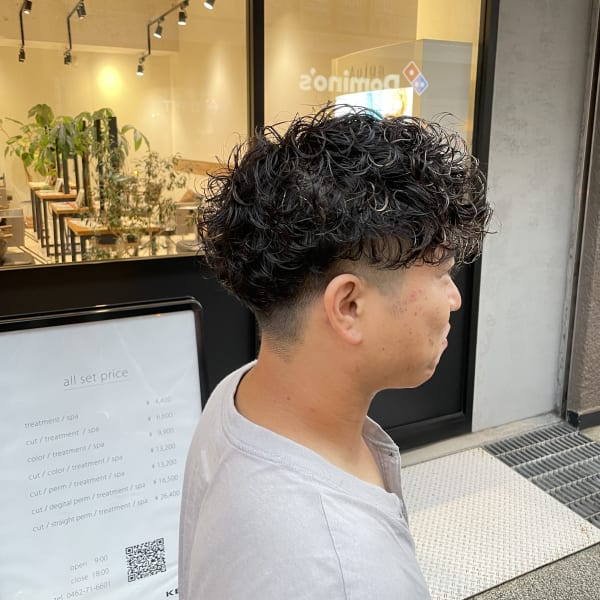 動きあるパーマ|KENJE 南林間