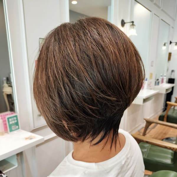 60代くびれボブスタイル