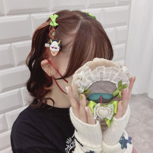 三つ編みハーフツイン*まゆ