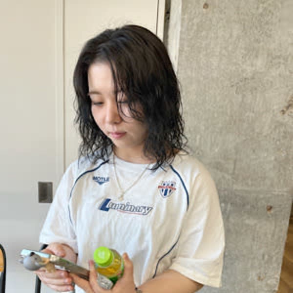 黒髪大人パーマ
