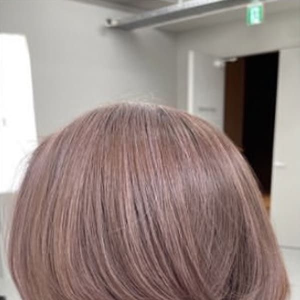 魅せるグレーヘア(白髪率70%)