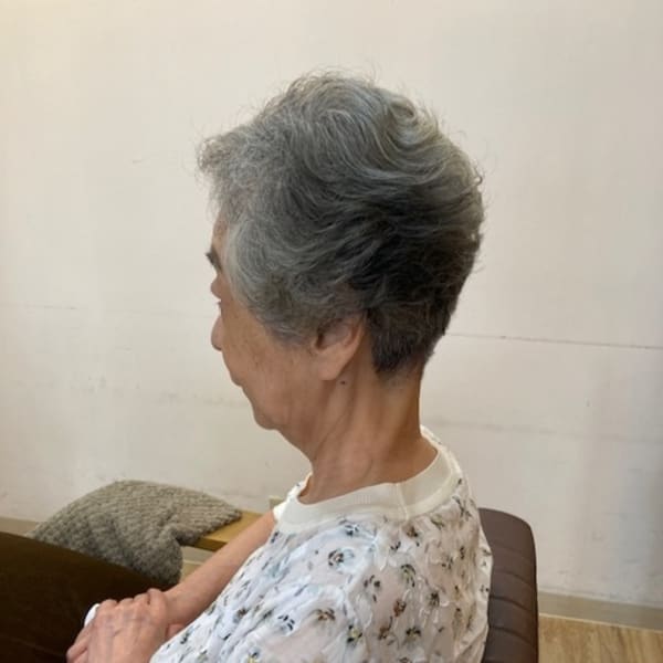 お客様髪質改善データ1364(デザインパーマ)