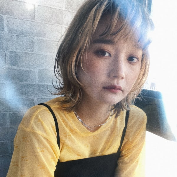 ナチュラルガーリーなウルフボブ