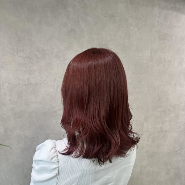 miu　ブリーチ無しレッドカラー