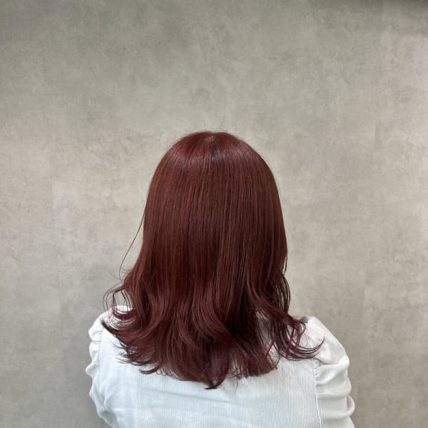 miu　ブリーチ無しレッドカラー