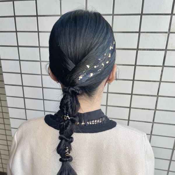 タイトなあみおろしヘア☆ロングヘア