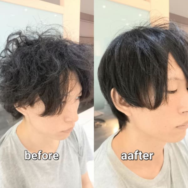 メンズの縮毛矯正