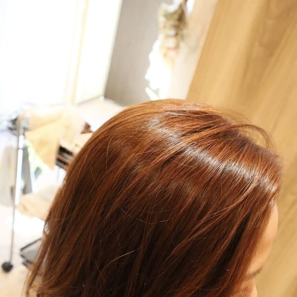 美麗ピンクブラウンカラー