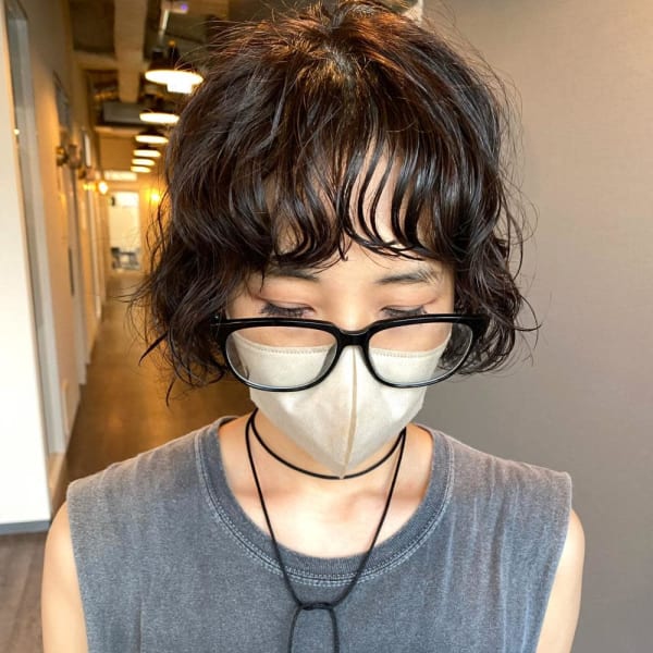 《kitin吉祥寺》ショートパーマ　パーマ　ウルフパーマ|kitin 吉祥寺