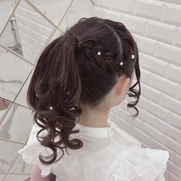 編み込みポニーテール*まゆ