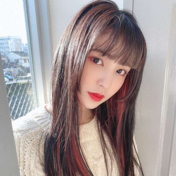 【cute】ピンク系インナーカラー＊20代30代40代50代