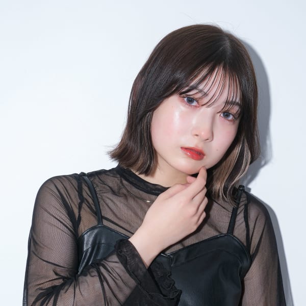 髪質改善グレージュカラーカーキベージュレイヤーロング錦糸町