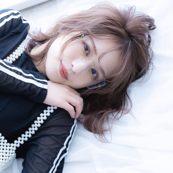 こなれミディ　ピンクブラウン　前髪|JENNIE by Menon