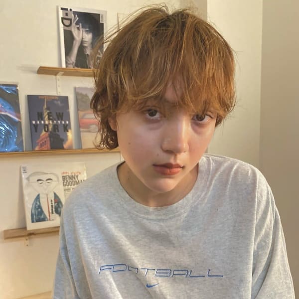 ニュアンスショート_ケアブリーチ_パーマ_下北沢