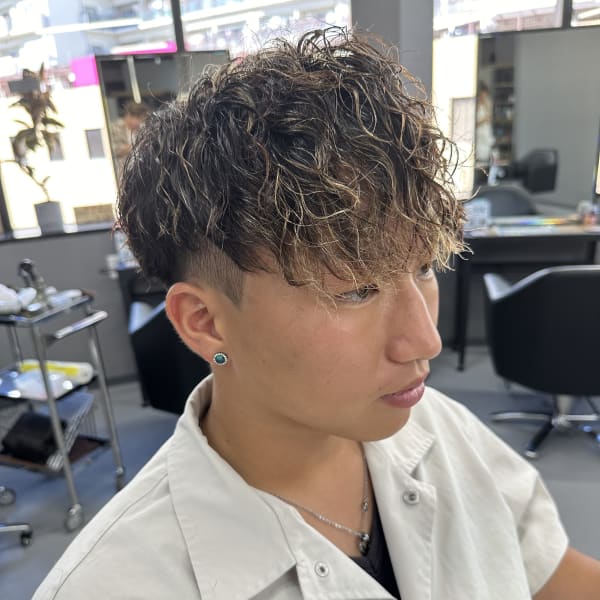 スペインカール メンズパーマ カジュアル