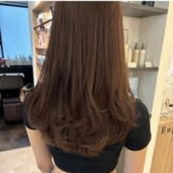 【担当きょうこ】大人可愛いふわっとレイヤー×オレンジブラウン