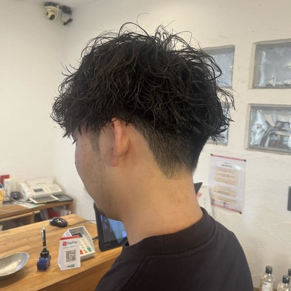 弱すぎず強すぎないメンズパーマす
