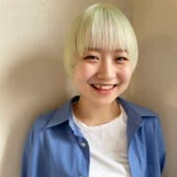 【White mint】マッシュショート_ミントカラー