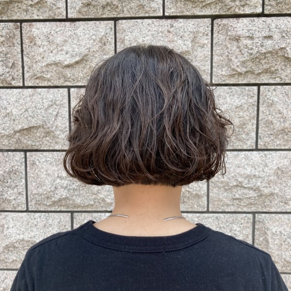 ボブヘア×パーマ|ELLYLONDON 住吉店