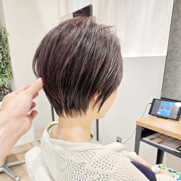 丸みショートヘア/20代30代40代