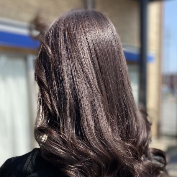 ツヤツヤグレージュカラー