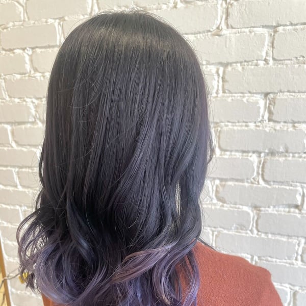 パープルエンドカラー