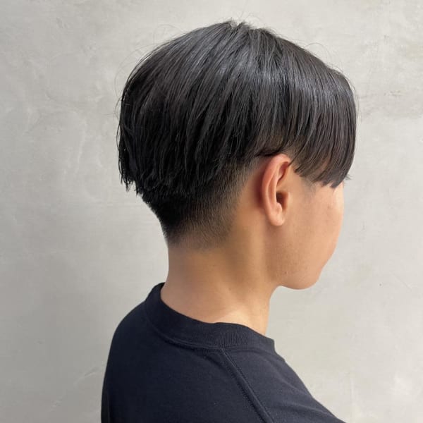 メンズカット/センターパート/ニュアンスパーマ