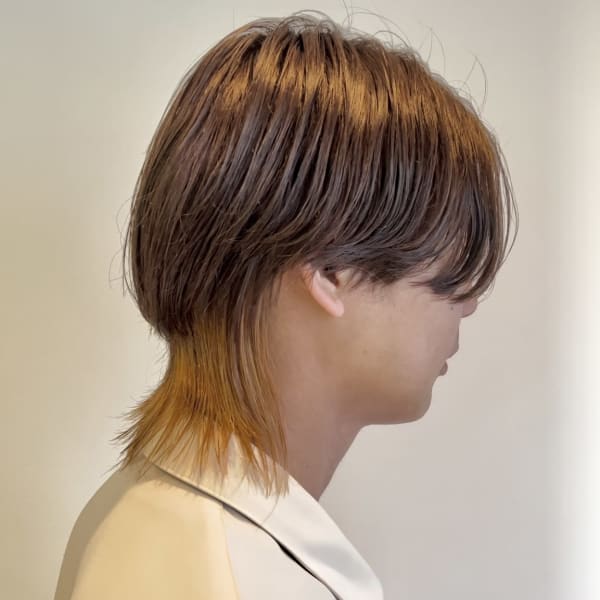 【立川】センターパートウルフ【メンズカット】