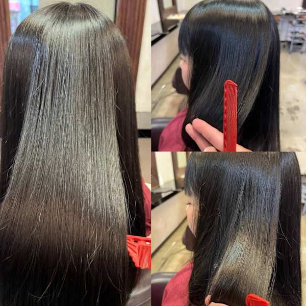 【湿度が高い時期】うねり改善・美しいストレートに♪ 髪質改善