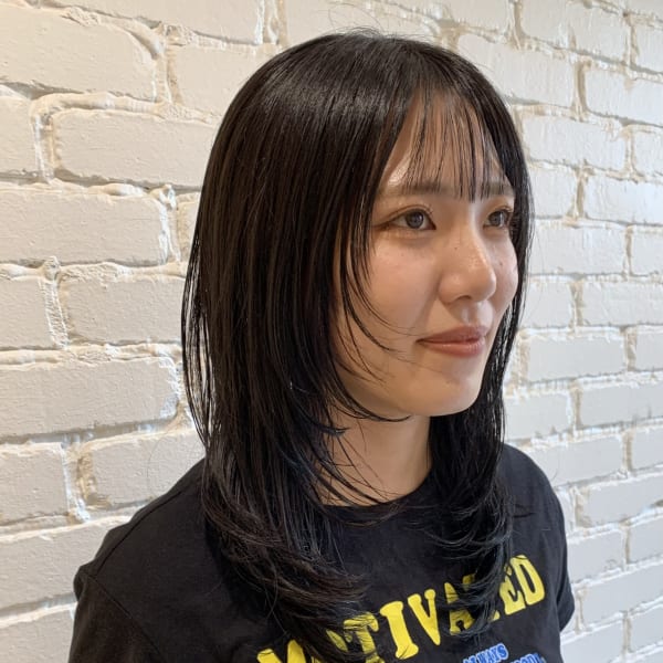 顔周りカット×ウルフレイヤー