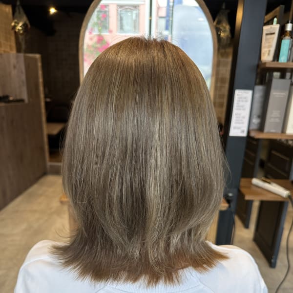 グレージュハイライト