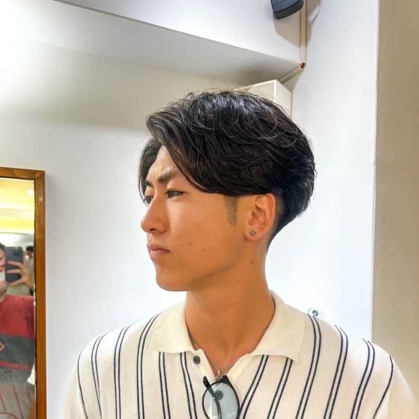 【Lond渋谷店】センターパートミディアムマッシュ|Lond vallee 渋谷店