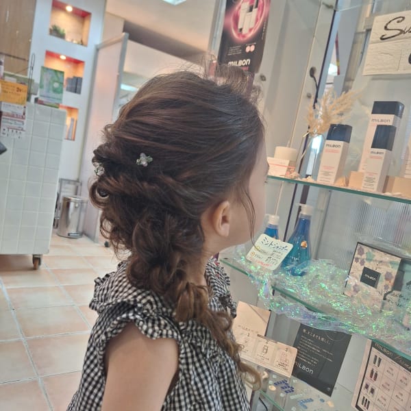 キッズヘアアレンジ