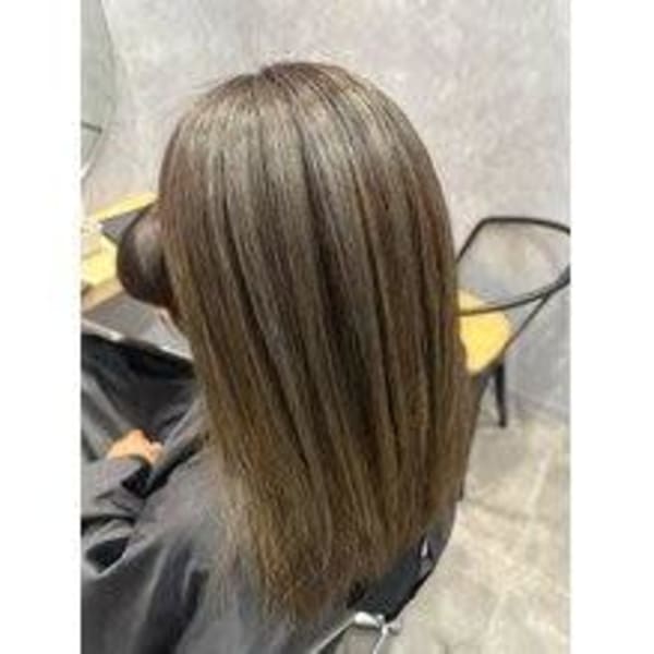 ◯ハイライト×アッシュベージュ◯