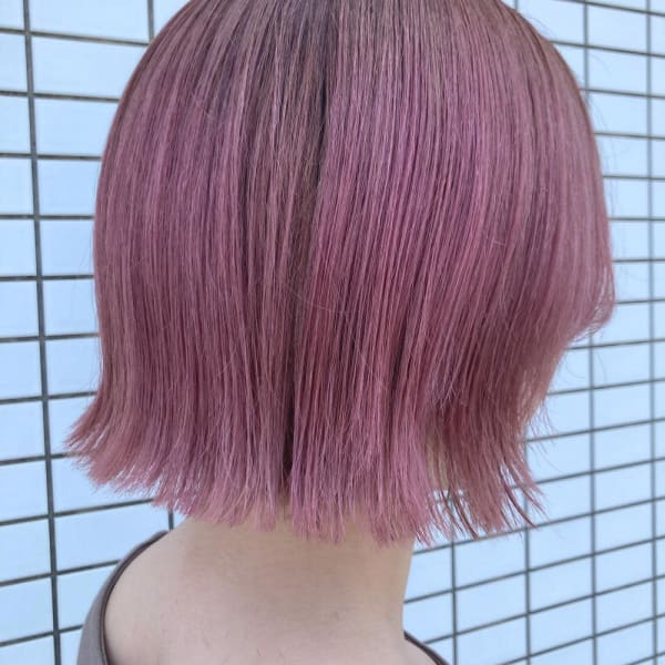 《cropes辻堂 阿部》ペールピンクナチュラルルーツカラー|crop-es湘南辻堂