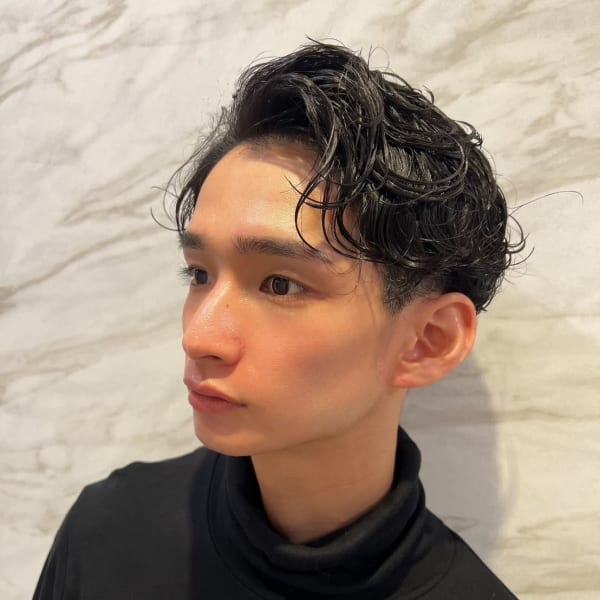 【Lond渋谷店】ビジネスショートパーマ|Lond vallee 渋谷店