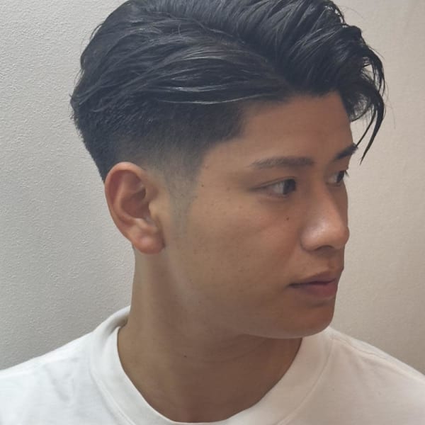 ハーフバック ローフェード ビジネススタイル