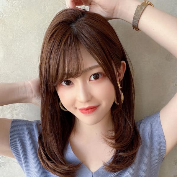 30代/40代/レイヤーカット/前髪/イメチェン/韓国ヘア