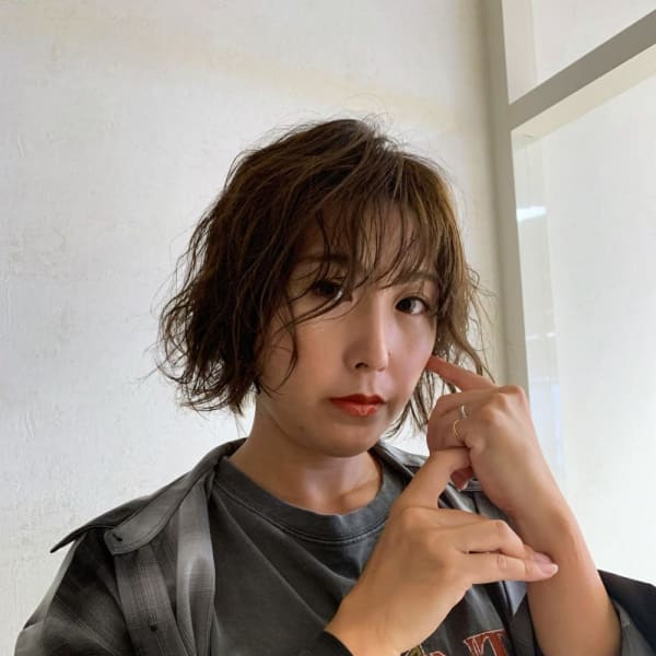 大人かわいいボブパーマ♪|KENJE sanando