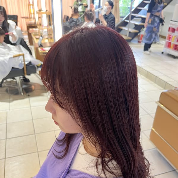 カシス（ブリーチなしダブルカラー）