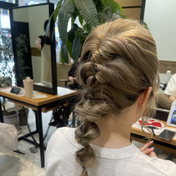 ヘアアレンジ!