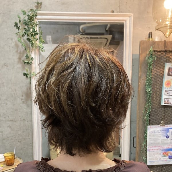 大人カッコイイ★ショートウルフ★30代40代50代60代