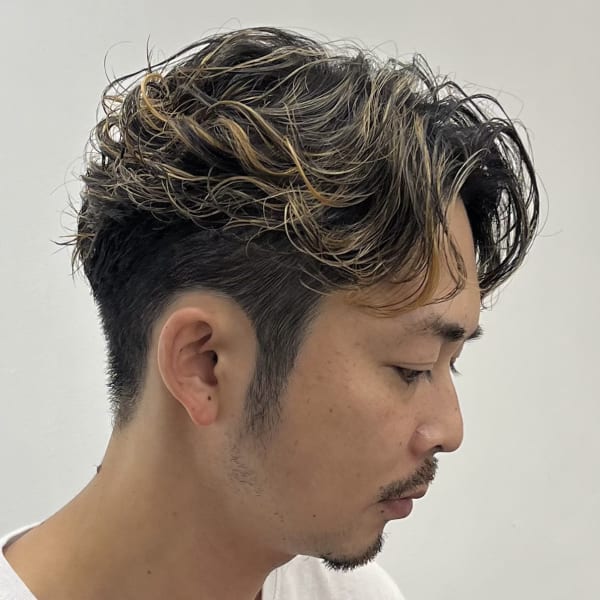 ラルフカール　オールバック|LOUWE by fifth立川北口［メンズサロン]