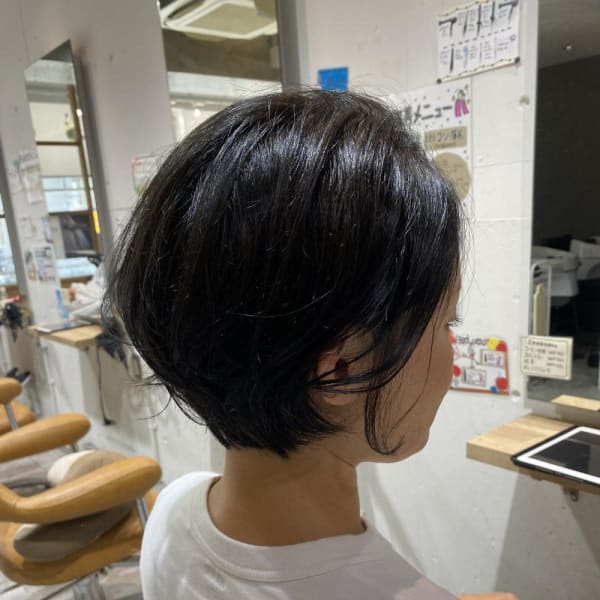 クセを生かしたショート