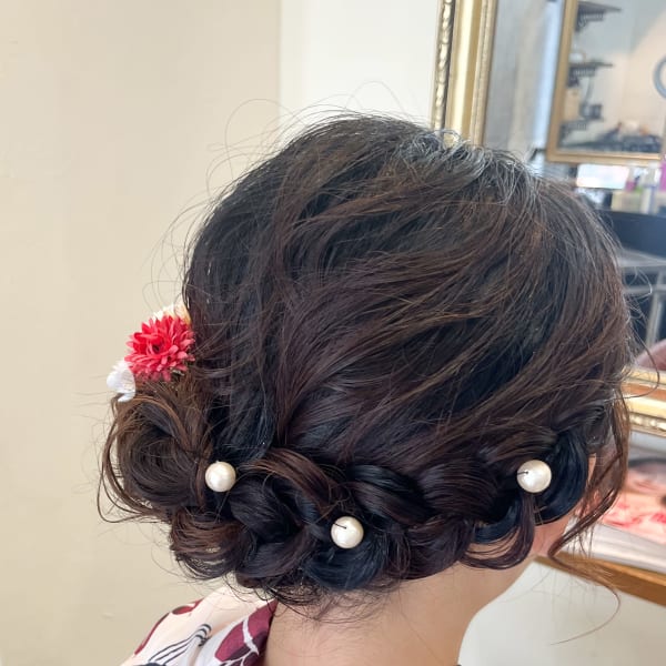 浴衣ヘアセット